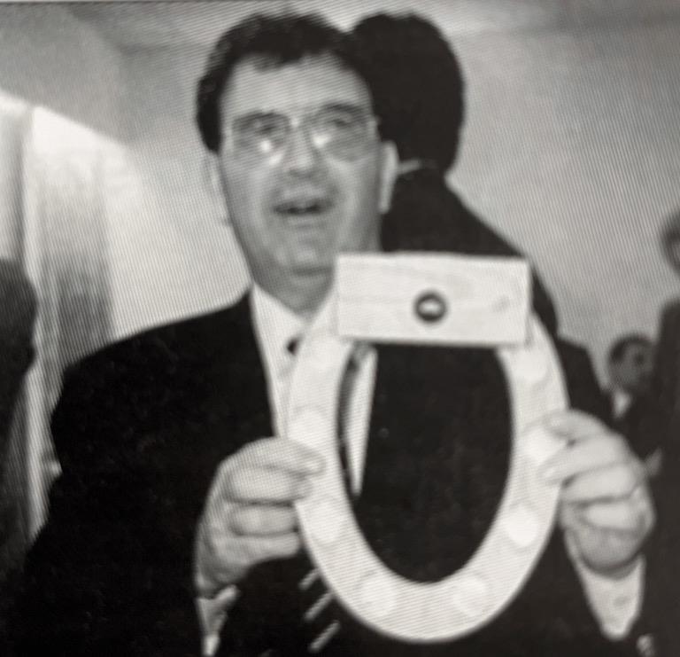 Booby prize winner Harry Mouyia