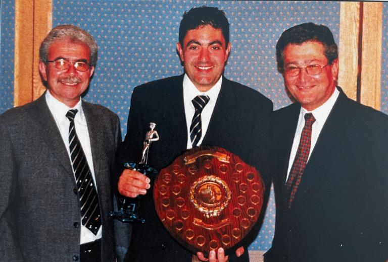 Challenge Shield, The Captain with winner Melis Menelaou and Spyros