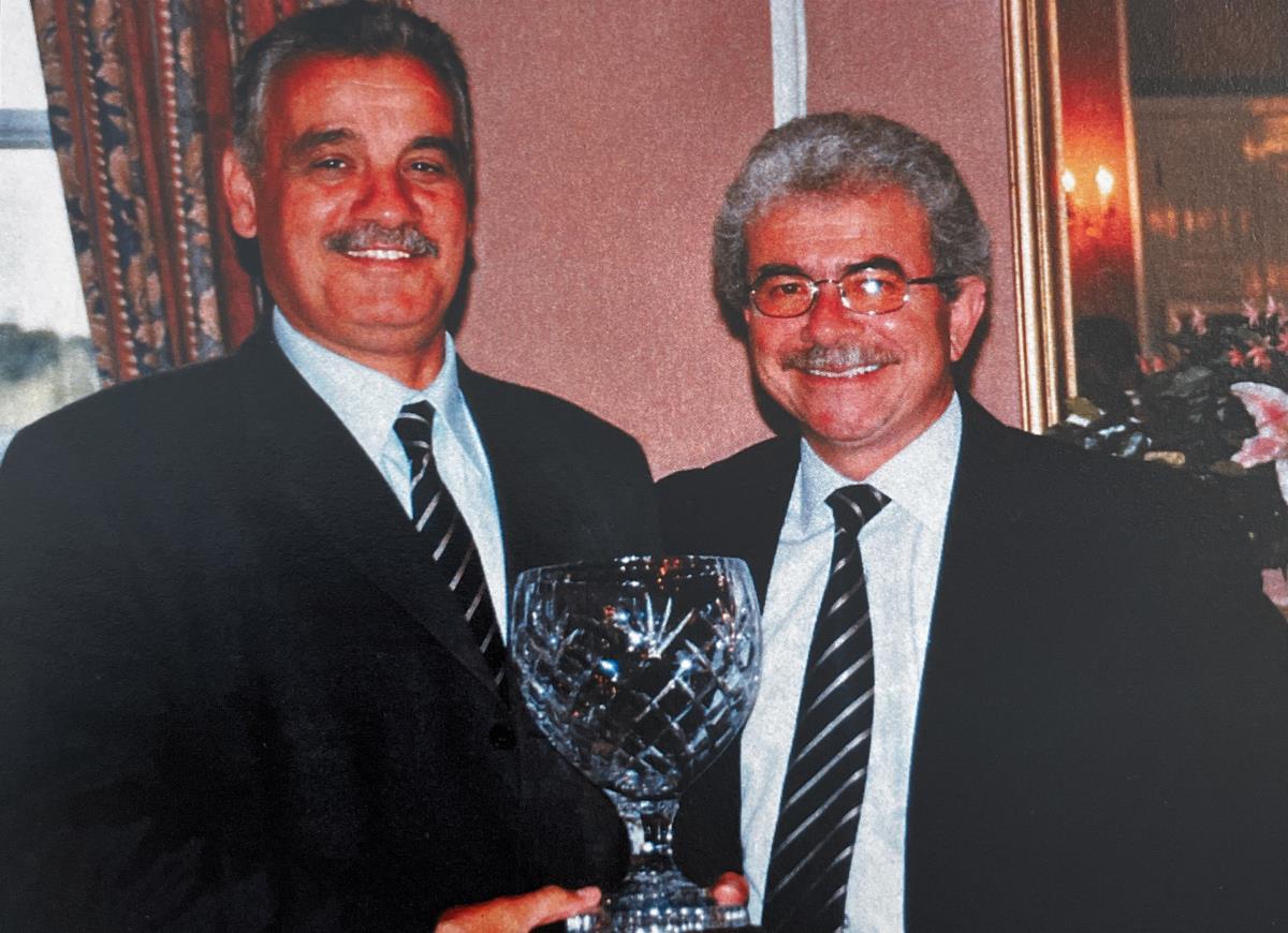 Committee & Past Captains - Winner Chris Georgiou & Captain