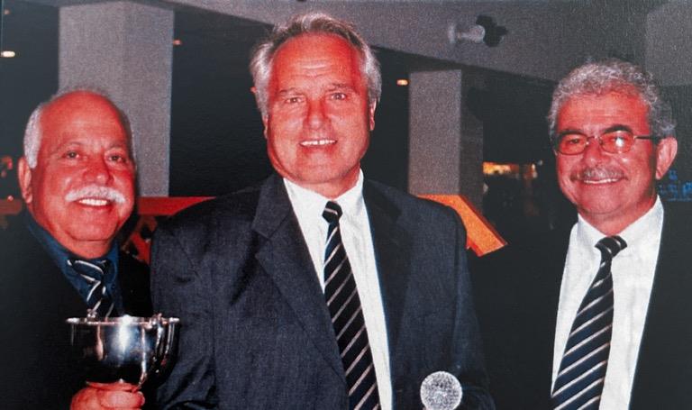 The Masters, Kyriacos Tsirpis, with winner Andreas Manitaras & The Captain