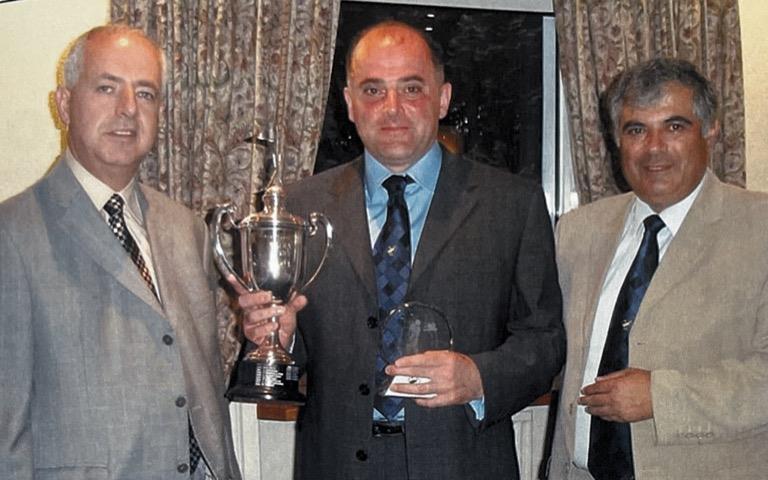 Captains Cup, Panicos Geogiallides with Winner Tony Koureas & The Captain