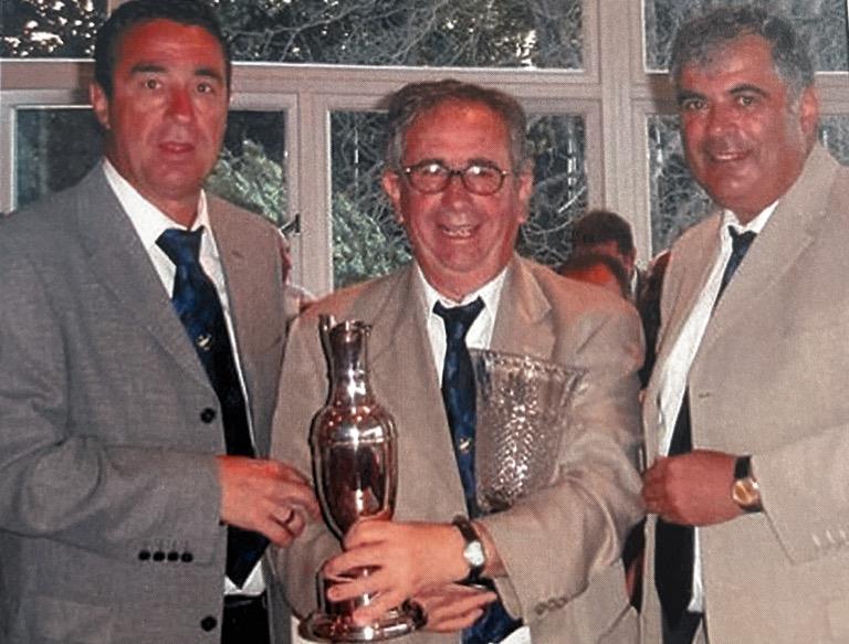 Cypressa Cup, The President with Winner Peter Sandamas & The Captain