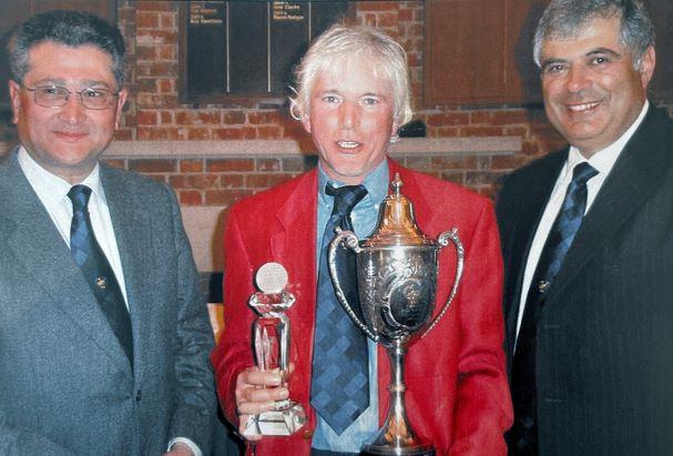 Foundation Trophy, Spyros with Winner Michael Tsangarides & The Captain