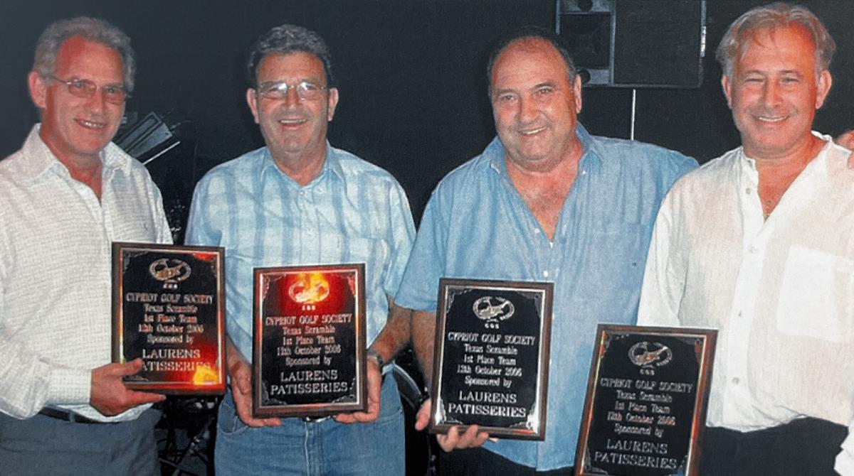 Texas Scramble Winners, Mikis Nicolaou, Harry Mouyia, Jack Costi Mouyia & Bambos Theodorou